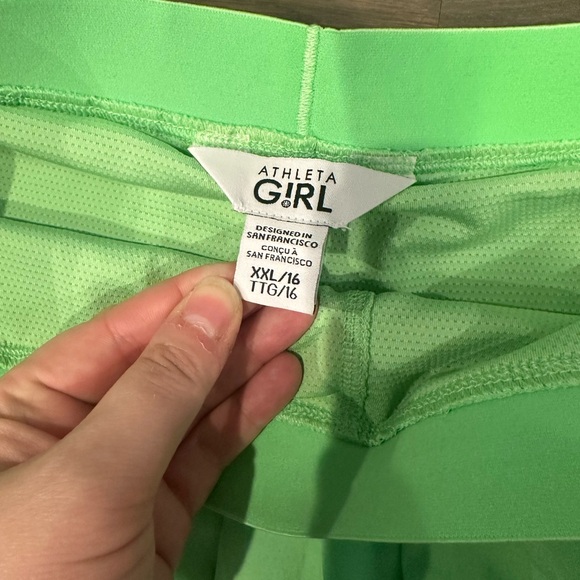 Athleta Girl Pleated Skort Size XXL 16 - Picture 3 of 4
